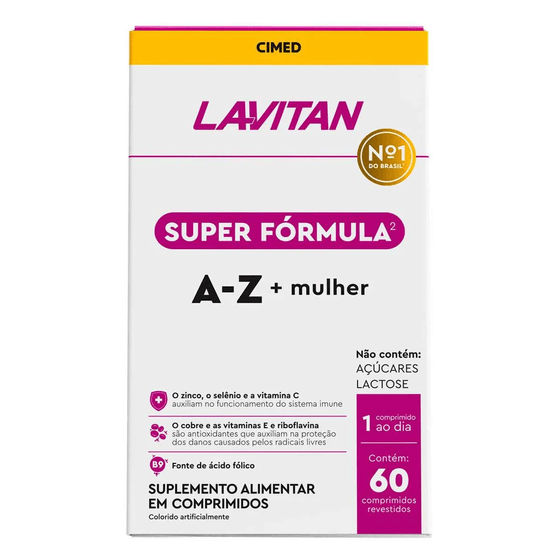Lavitan 5G Multi Mulher - Frasco com 60 Comprimidos Revestidos - Imagem 1