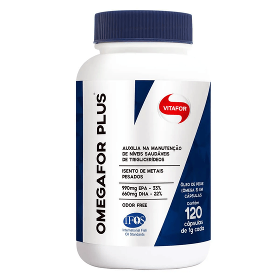 Omegafor Plus 1000mg - Caixa com 120 Cápsulas - Imagem 1