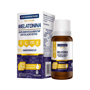 Melatonina 0.21mg Solução Oral Catarinense Pharma - Frasco com 20mL