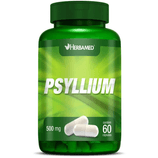 Psyllium 500mg   Frasco com 60 Cápsulas