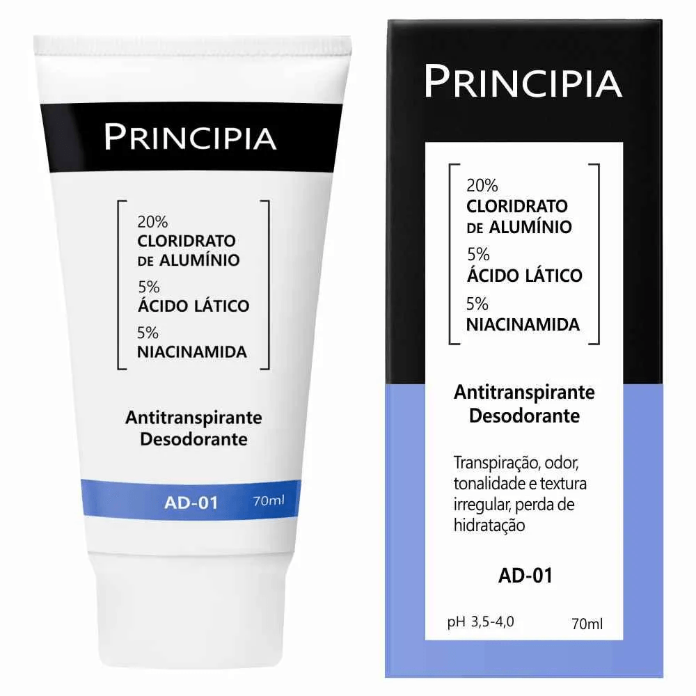 Antitranspirante Desodorante Principia AD-01 - Bisnaga com 70mL - Imagem 1