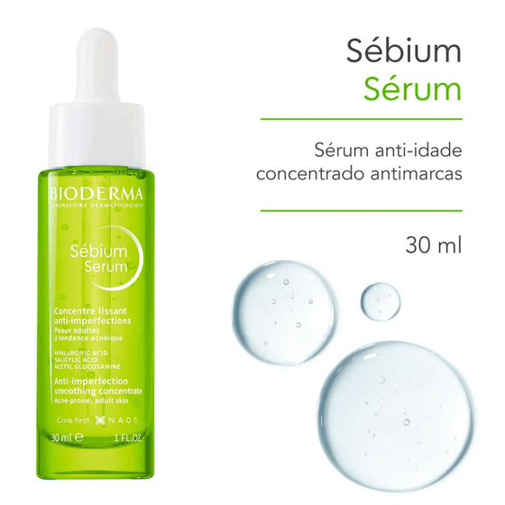 Sérum Facial Anti-Idade Sébium Serum Pele Oleosa - Frasco com 30mL - Imagem 1