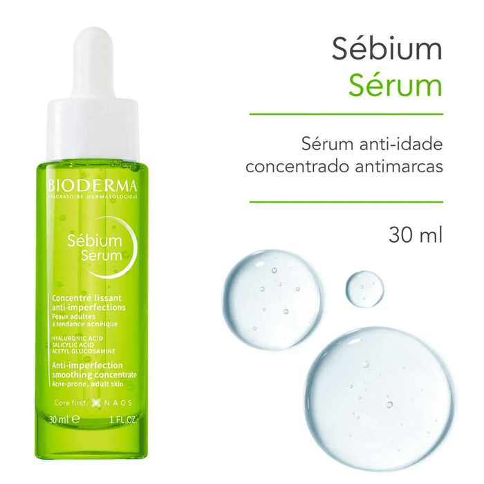 Sérum Facial Anti-Idade Sébium Serum Pele Oleosa - Frasco com 30mL - Imagem 1
