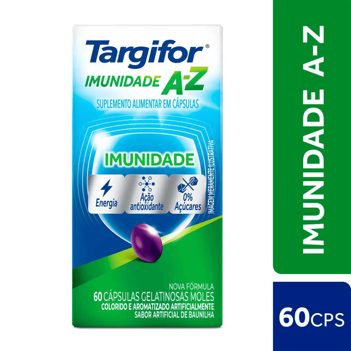 Targifor Imunidade A-Z com 60 Cápsulas - Preview 1