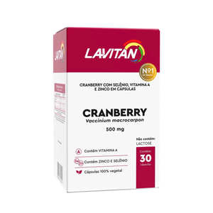 Lavitan Cranberry com 30 Cápsulas