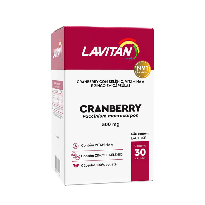 Lavitan Cranberry com 30 Cápsulas - Imagem 1