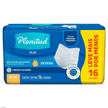 Roupa Íntima Descartável Plenitud Protect Plus Tamanho P/M 16 Unidades