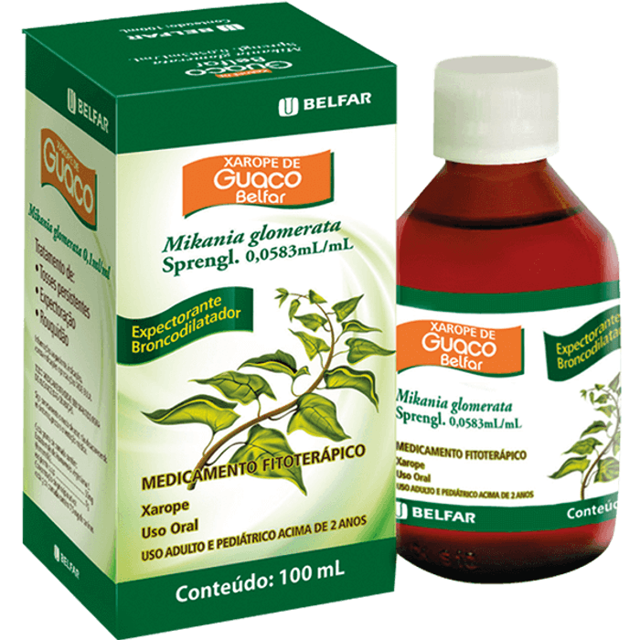 Xarope de Guaco 0,0583mL/mL Belfar com 100mL - Imagem 1