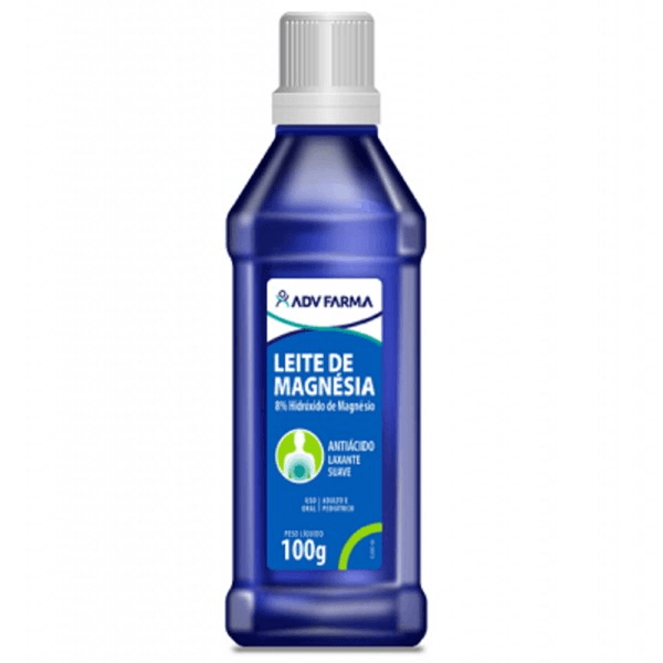 Leite de Magnésia ADV com 100mL - Imagem 1