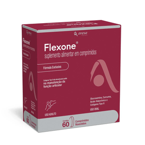 Colágeno Tipo II Flexone com 60 Comprimidos Revestidos