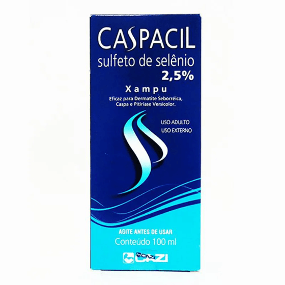 Caspacil 25mg/mL Shampoo - Frasco com 100mL - Imagem 1