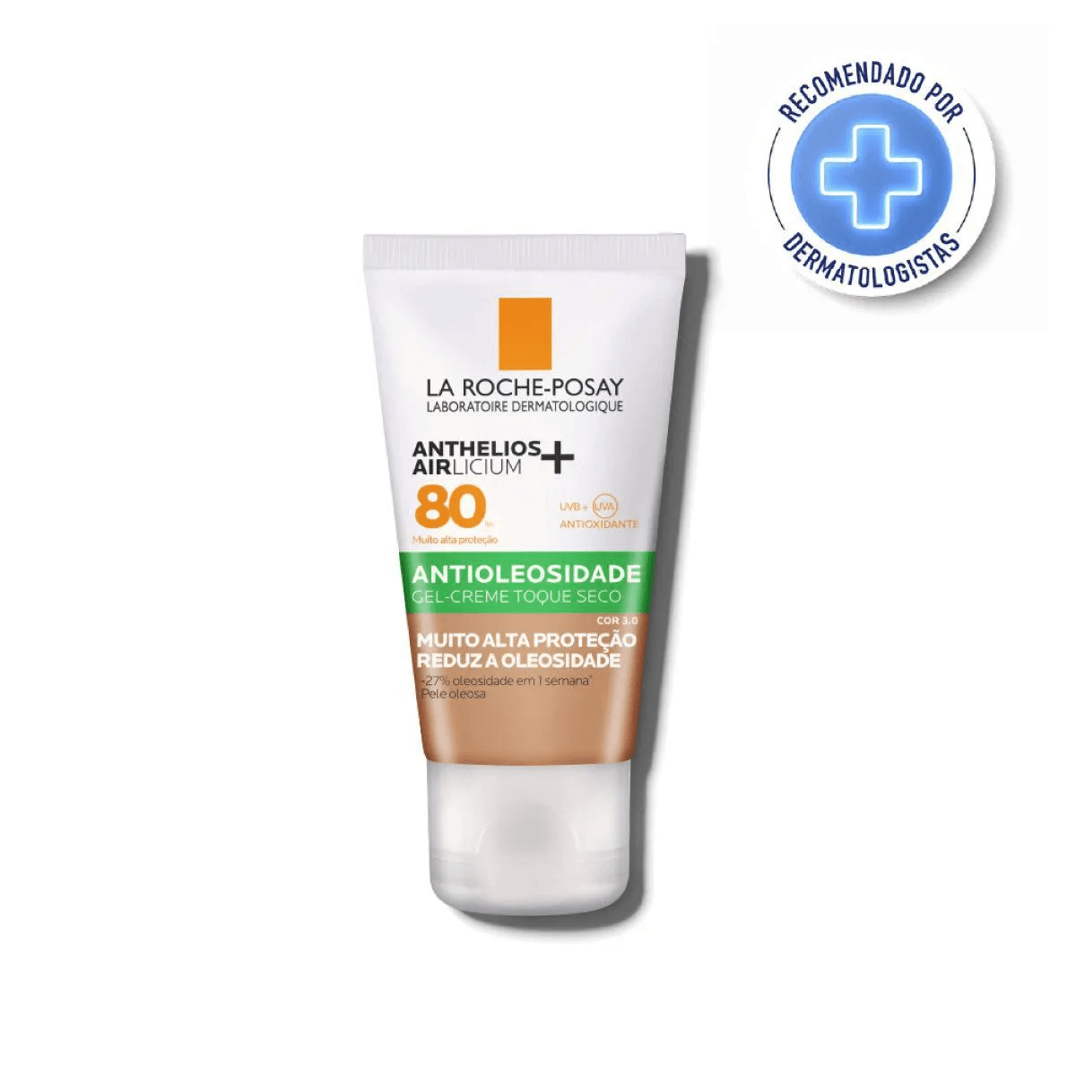 Protetor Solar FPS 80 La Roche-Posay Anthelios UVMune Airlicium Cor 3.0 com 40g - Imagem 1