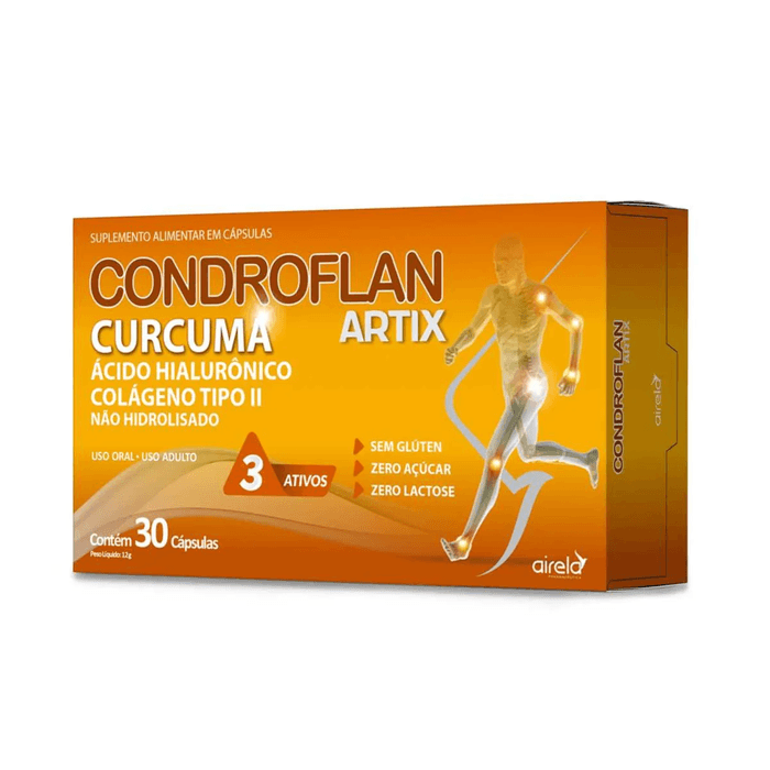Condroflan Cúrcuma Artix - Caixa com 30 Cápsulas - Imagem 1