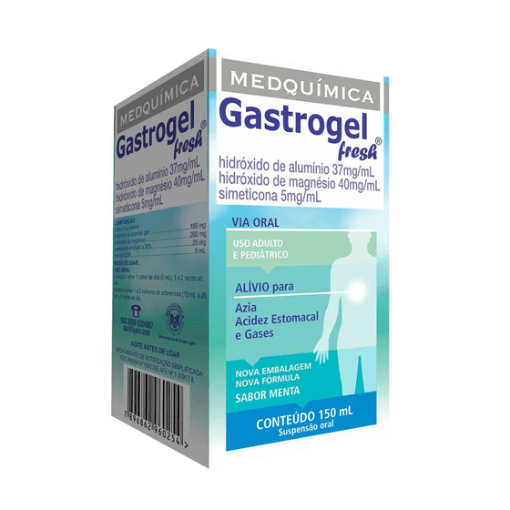 GastroGel Fresh Suspensão com 150mL - Imagem 1