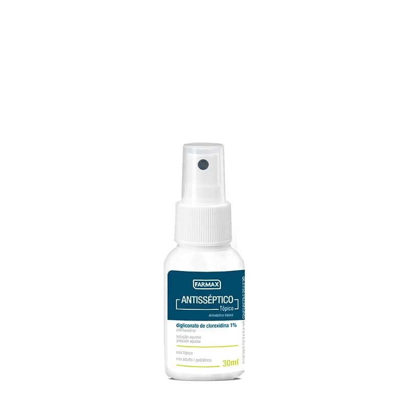 Clorexidina 1% Farmax Antisséptico com 30mL - Imagem 1