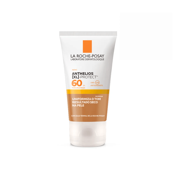 Protetor Solar Facial FPS60 Anthelios Xl Protect La Roche Posay Pele Morena 40G - Imagem 1