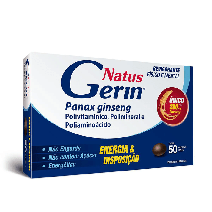 Natus GerinCápsula mole - Caixa com 50 Cápsulas - Imagem 1