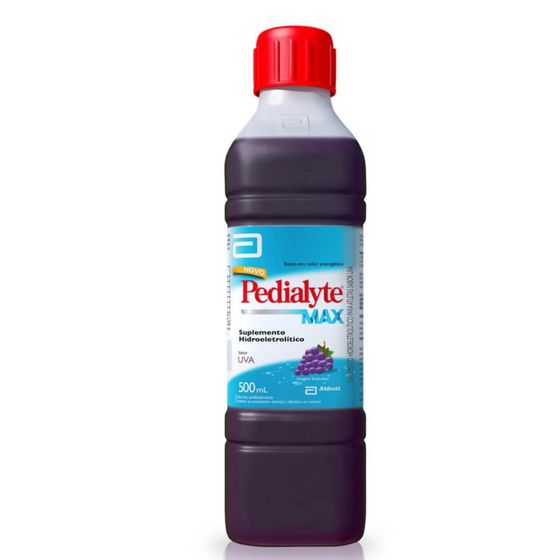 Pedialyte Max Sabor Uva 500mL - Imagem 1