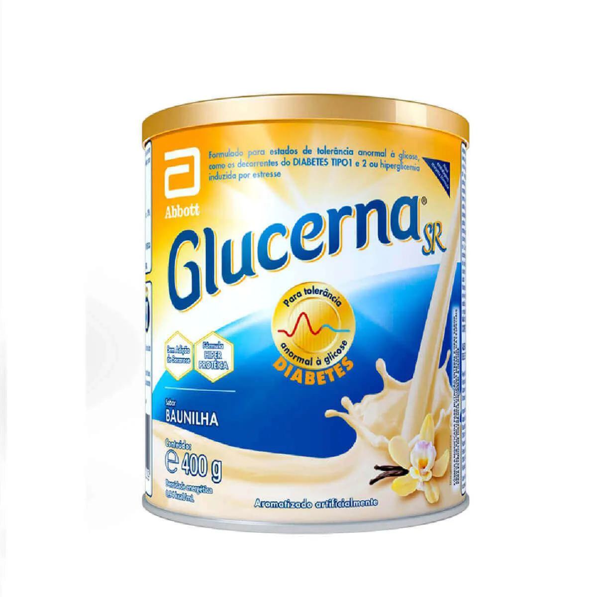 Glucerna SR Sabor Baunilha Lata 400g - Imagem 1
