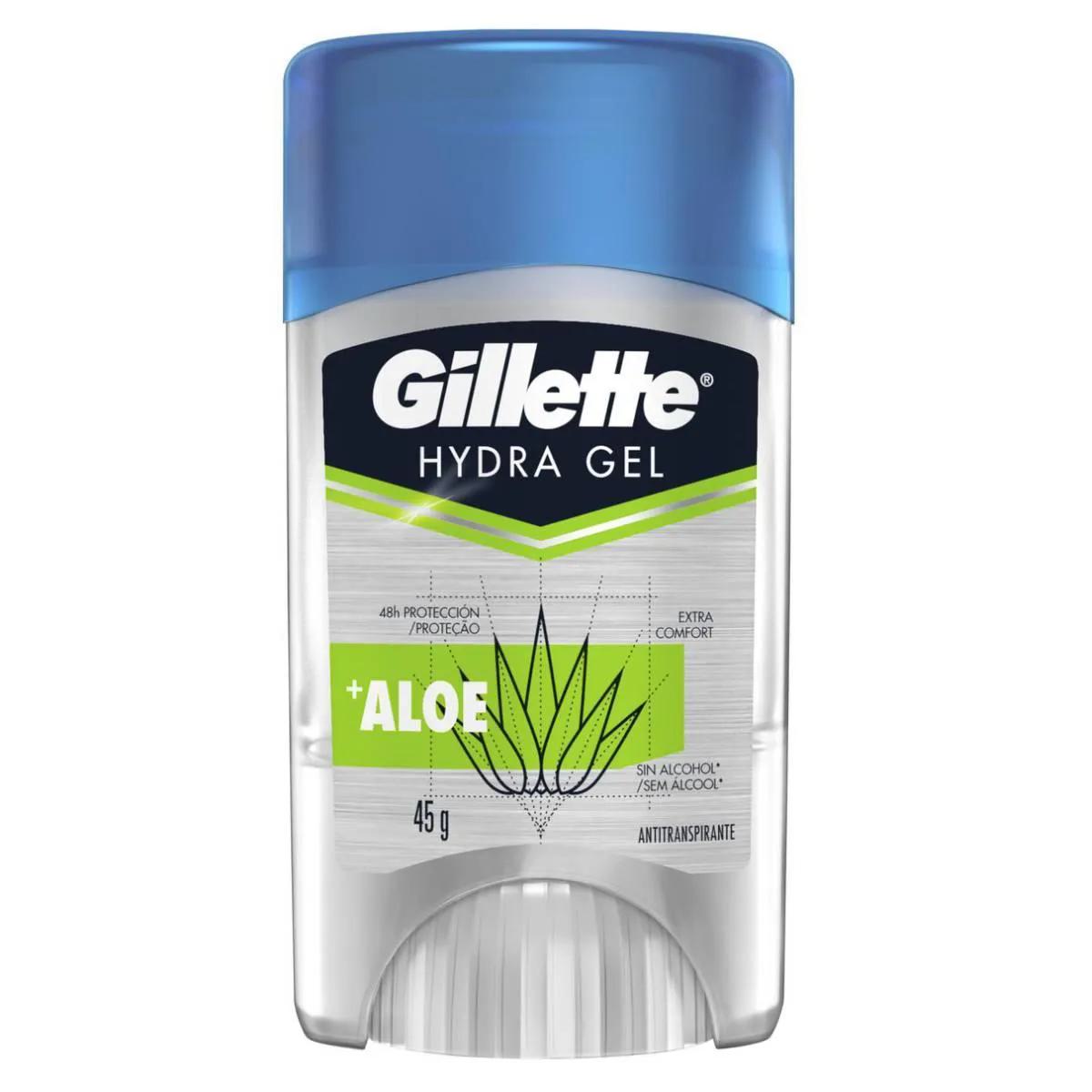 Desodorante Masculino Gillette Hydra Gel Aloe, Stick 45 g - Imagem 1