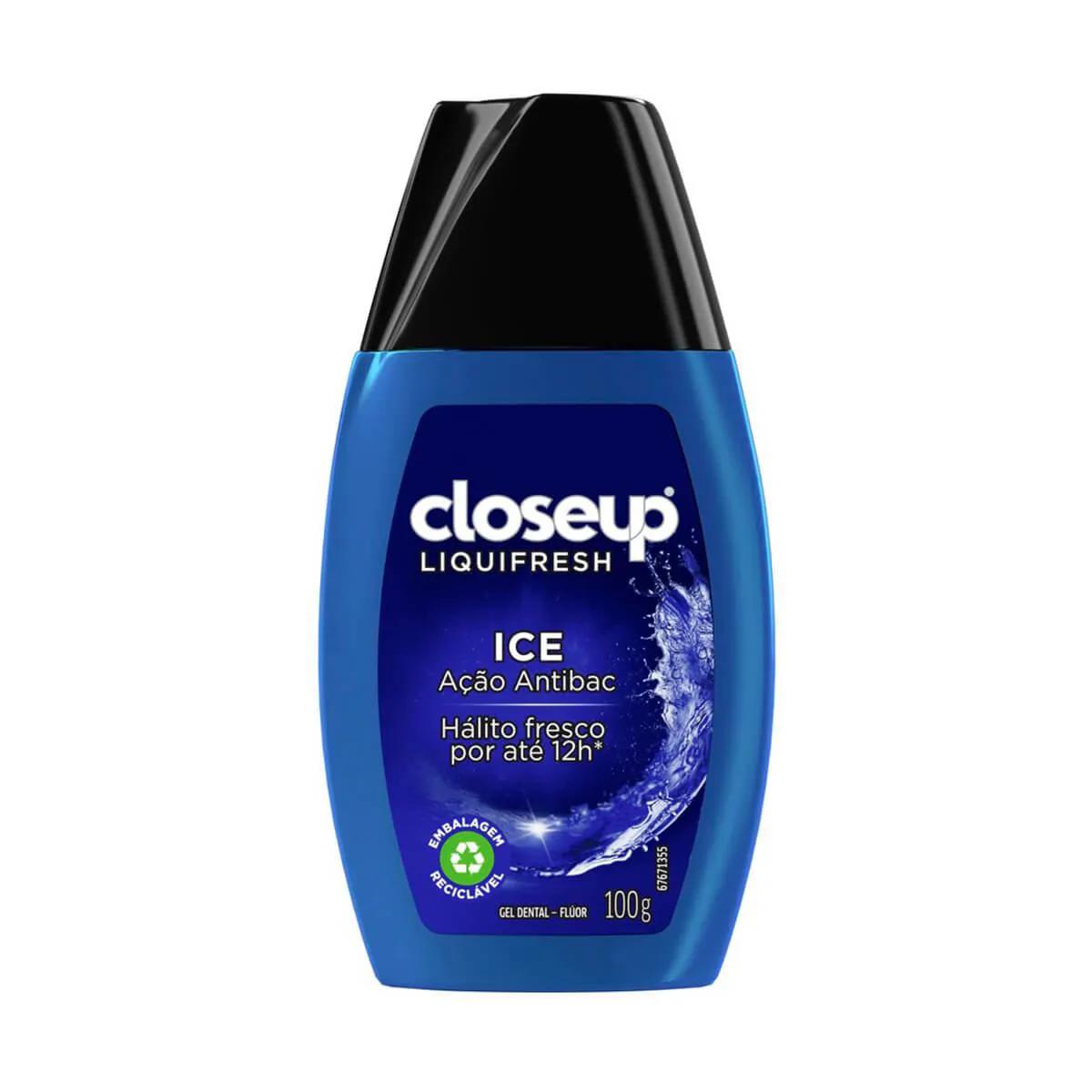 Gel Dental Closeup Liquifresh Ice, Ice, 100g - Imagem 1
