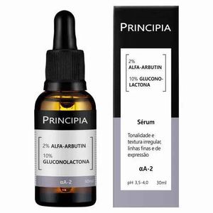Sérum Principia Alfa-Arbutin 2% + 10 Glucono-lactona AA-2 com 30mL