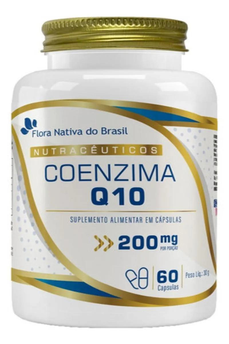 Coenzima Q10 200mg Flora Nativa com 60 Cápsulas - Imagem 1