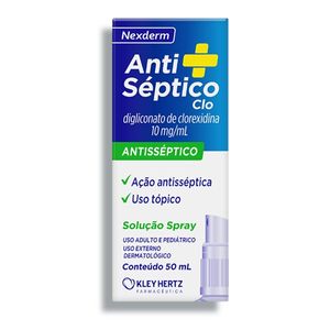 Anti Septico Clo Spray Topico 10mg/mL - Frasco com 50mL