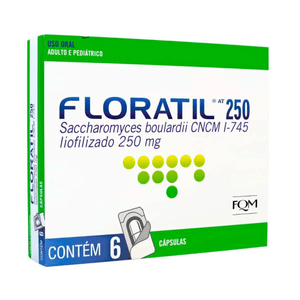 Floratil AT 250mg - Caixa com 6 Cápsulas