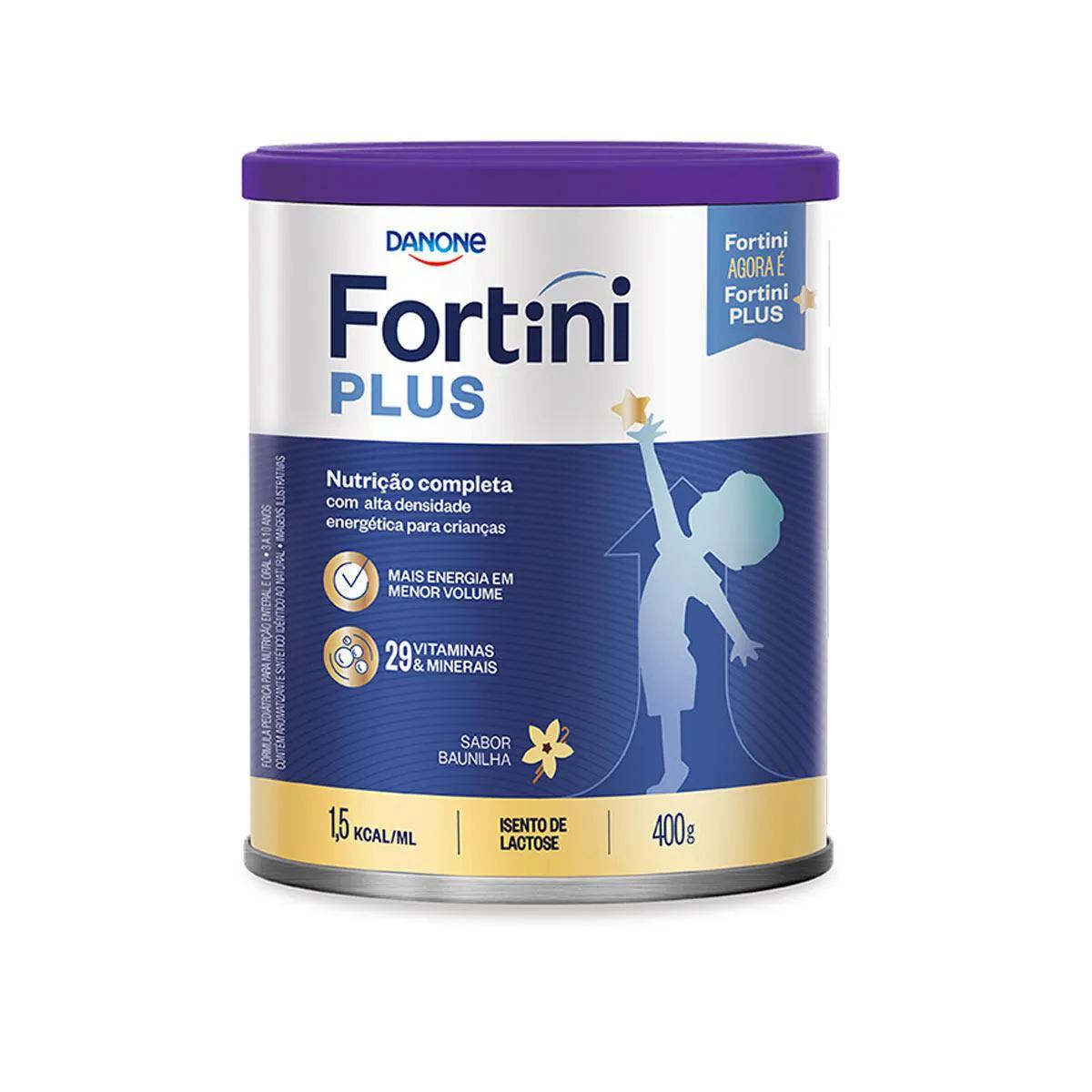 Fortini Plus Sabor Baunilha Lata 400g - Imagem 1