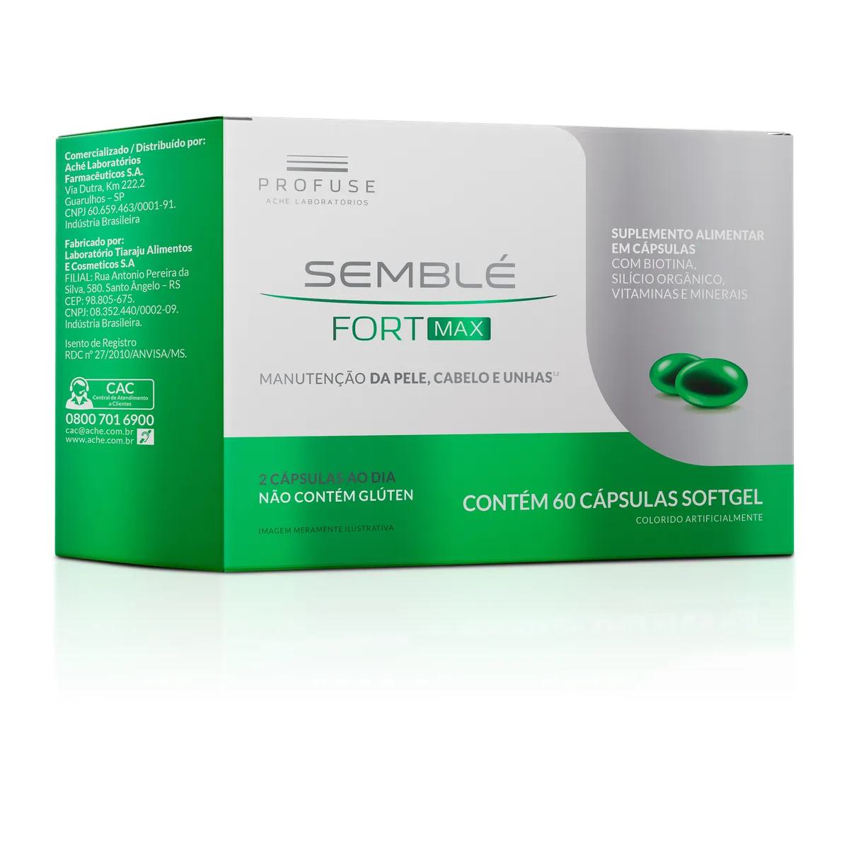 Semblé Fort Max Profuse com 60 Cápsulas - Imagem 1