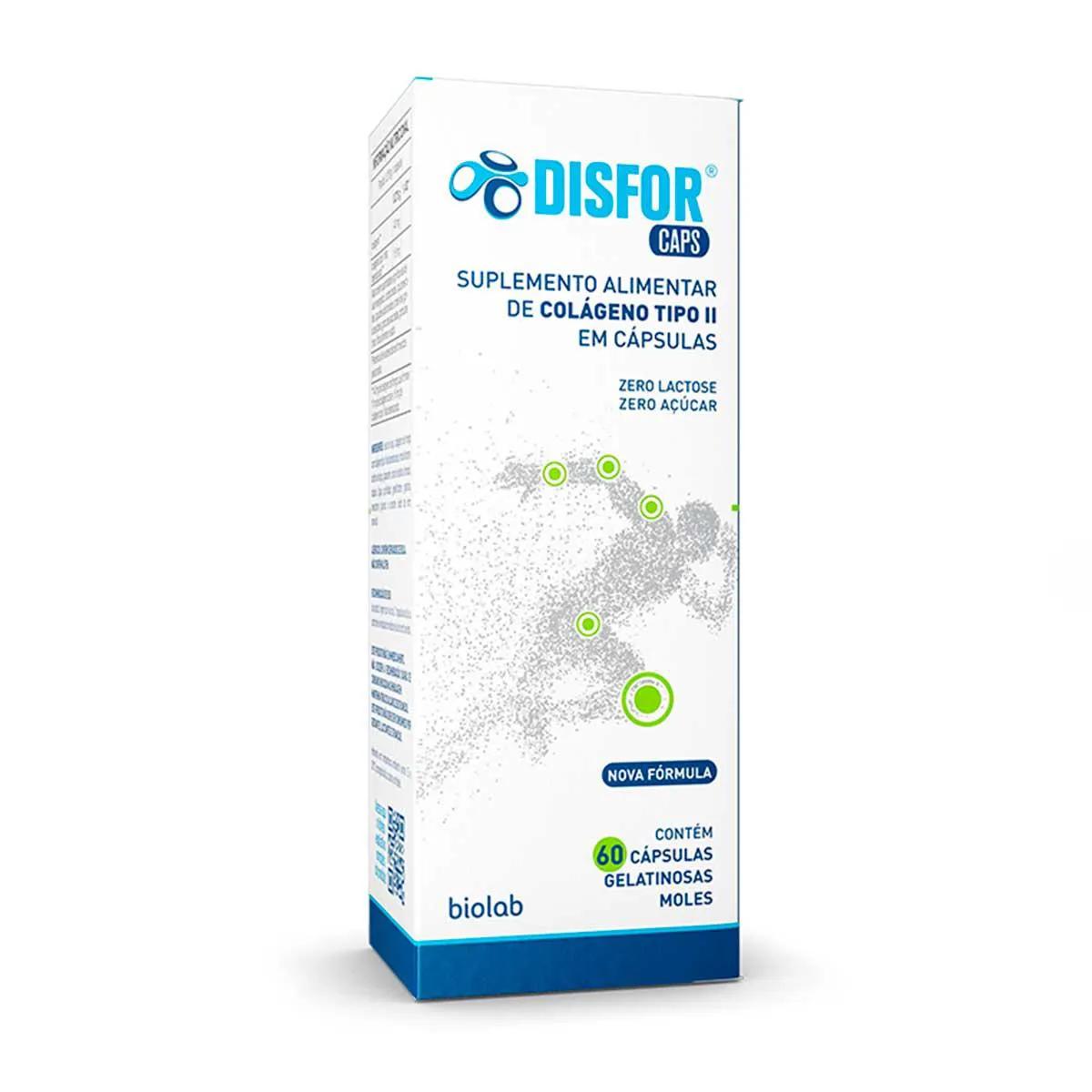 Disfor Caps Colágeno Tipo II 60 Cápsulas Gelatinosas Moles - Imagem 1