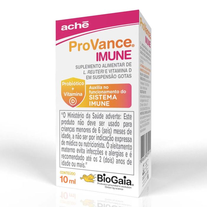 ProVance Imune Probiótico + Vitamina D Suspensão em Gotas 10mL - Imagem 1