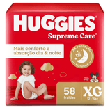 Fralda Huggies Supreme Care Disney Baby XG - 58 unidades