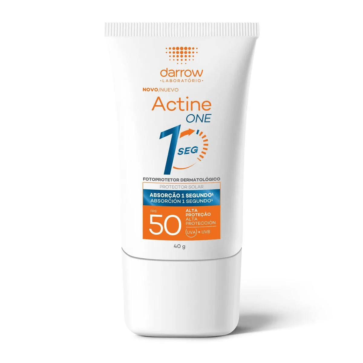 Protetor Solar Facial FPS50 Darrow Actine One Sem Cor 40g - Imagem 1