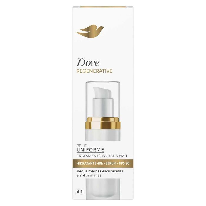 Sérum Facial FPS30 3 em 1 Dove Regenerative 50mL - Imagem 1