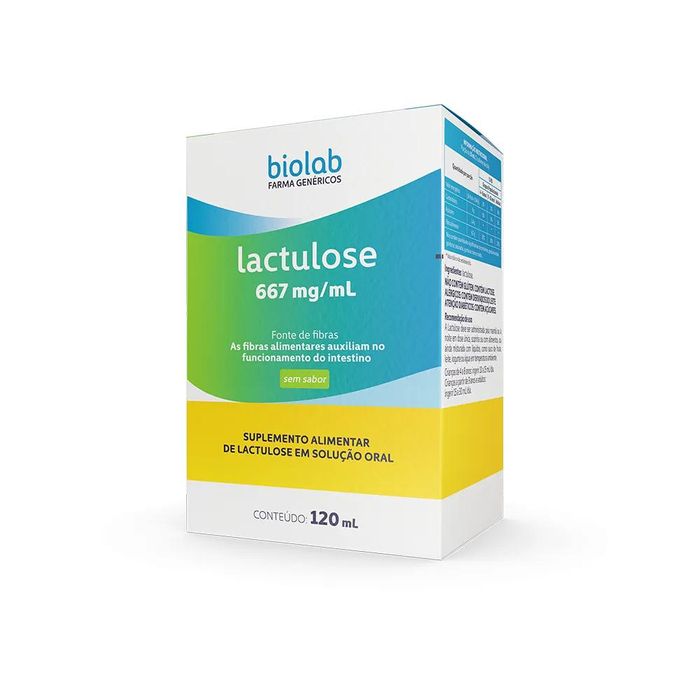 Lactulose 667mg/mL Solução de 120mL - Imagem 1