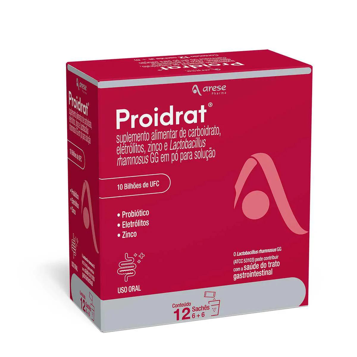 Proidrat Suplemento Alimentar com 12 Sachês - Imagem 1