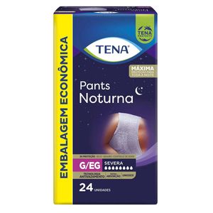 Roupa Íntima Descartável Tena Pants Noturna G/EG 24 Unidades