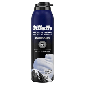 Espuma para Barbear Gillette Carbono Carvão Ativado 150g