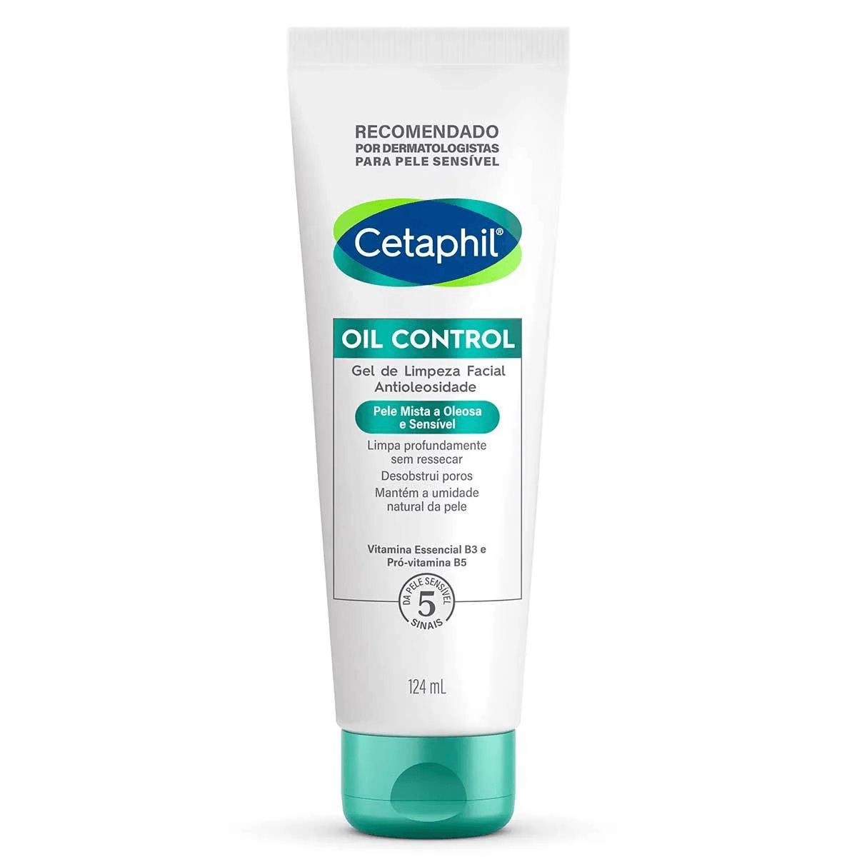 Cetaphil Oil Control Gel de Limpeza Facil 124mL - Imagem 1