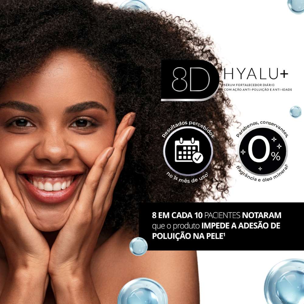 Sérum Facial Fortalecedor Profuse 8D Hyalu+ Anti-idade e Anti-Poluição 50mL - Imagem 4