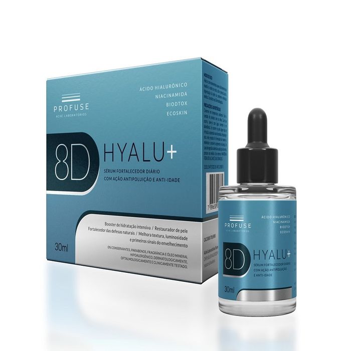 Sérum Facial Fortalecedor Profuse 8D Hyalu+ Anti idade e Anti Poluição 30mL - Imagem 1