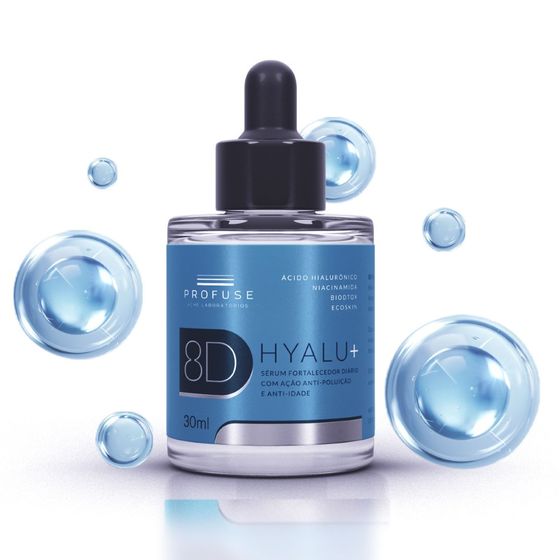 Sérum Facial Fortalecedor Profuse 8D Hyalu+ Anti idade e Anti Poluição 30mL - Imagem 2