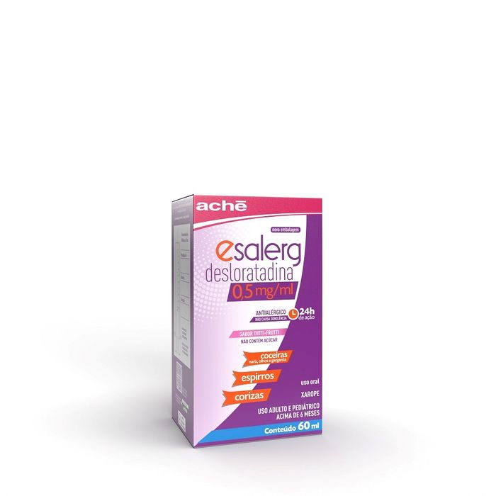 Esalerg 0.5mg/mL Xarope - Frasco com 60 mL - Imagem 1