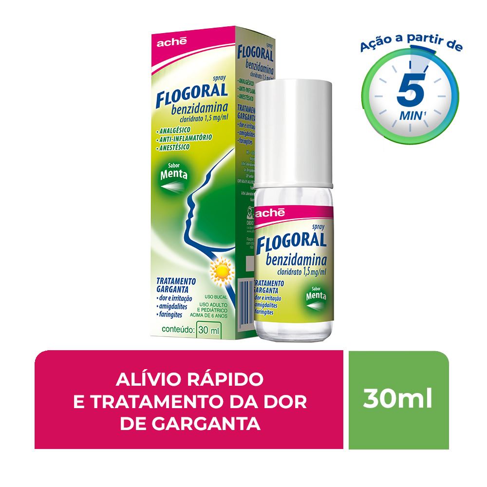 Flogoral 1.5mg/mL Sabor Menta - Frasco-Spray com 30mL - Preview 2
