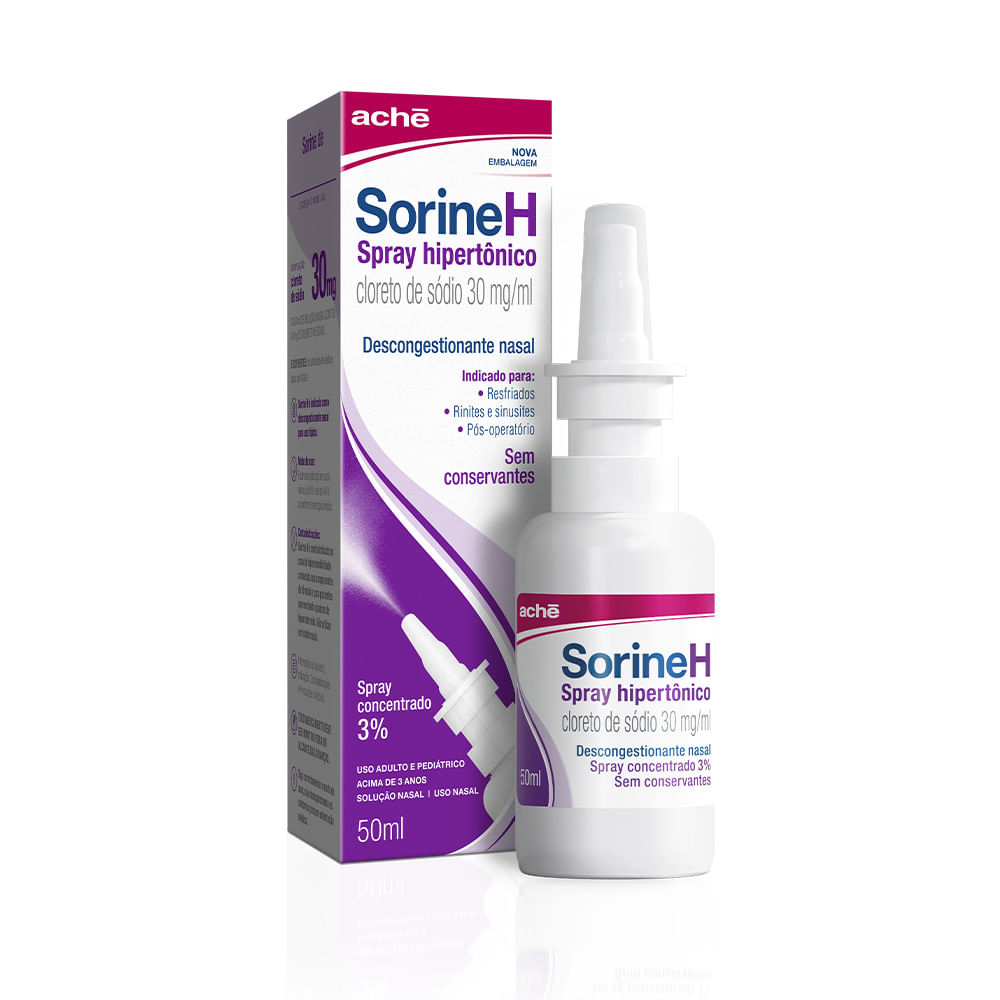 Sorine H 30mg/mL Solução Nasal - Frasco com 50mL - Preview 1