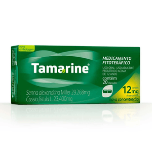 Tamarine 12mg - Caixa com 20 Cápsulas