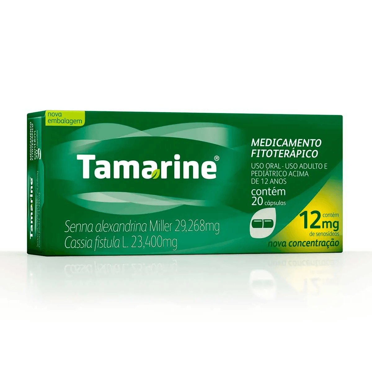 Tamarine 12mg - Caixa com 20 Cápsulas - Imagem 1
