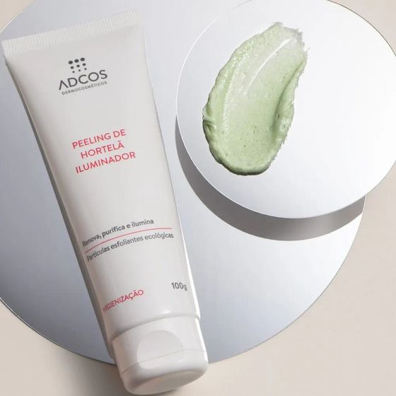 Clean Solution Peeling de Hortelã Iluminador Adcos 100g - Imagem 3